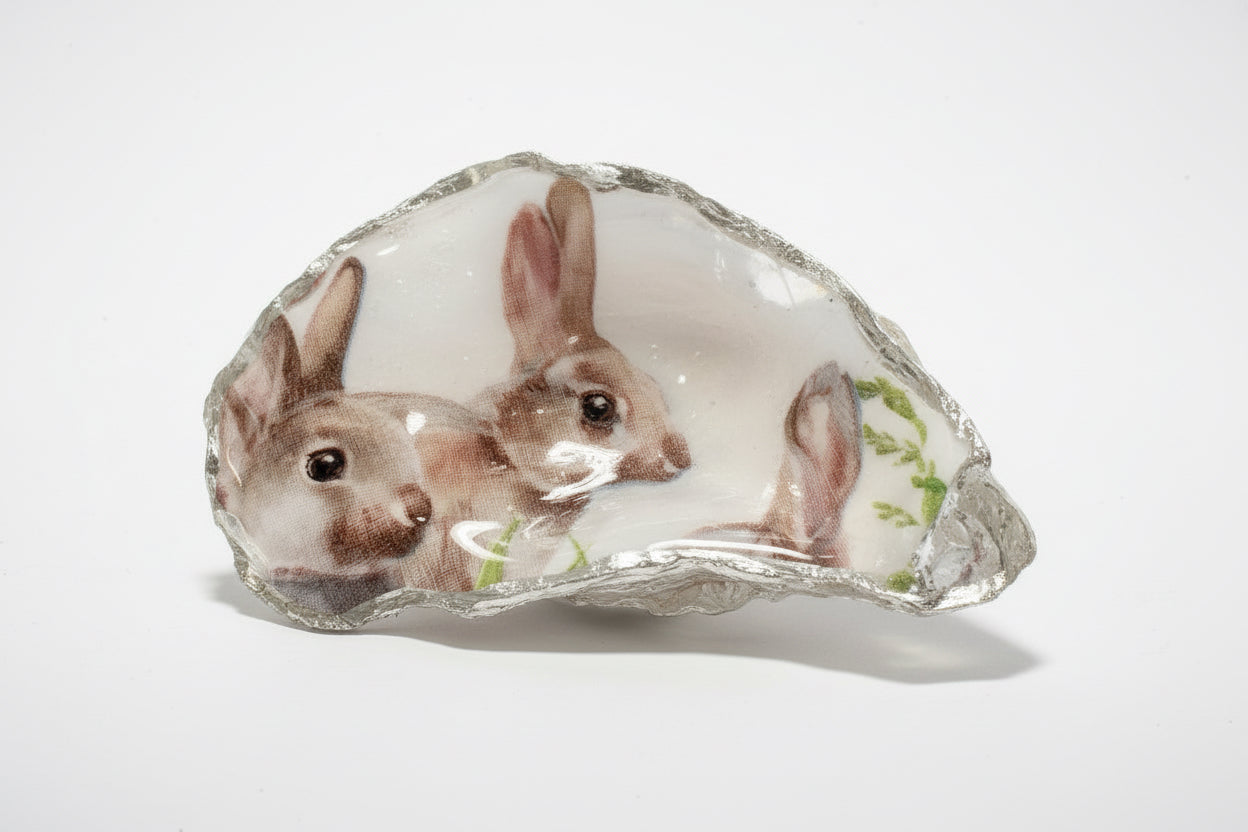 Decorative Rabbits Shell